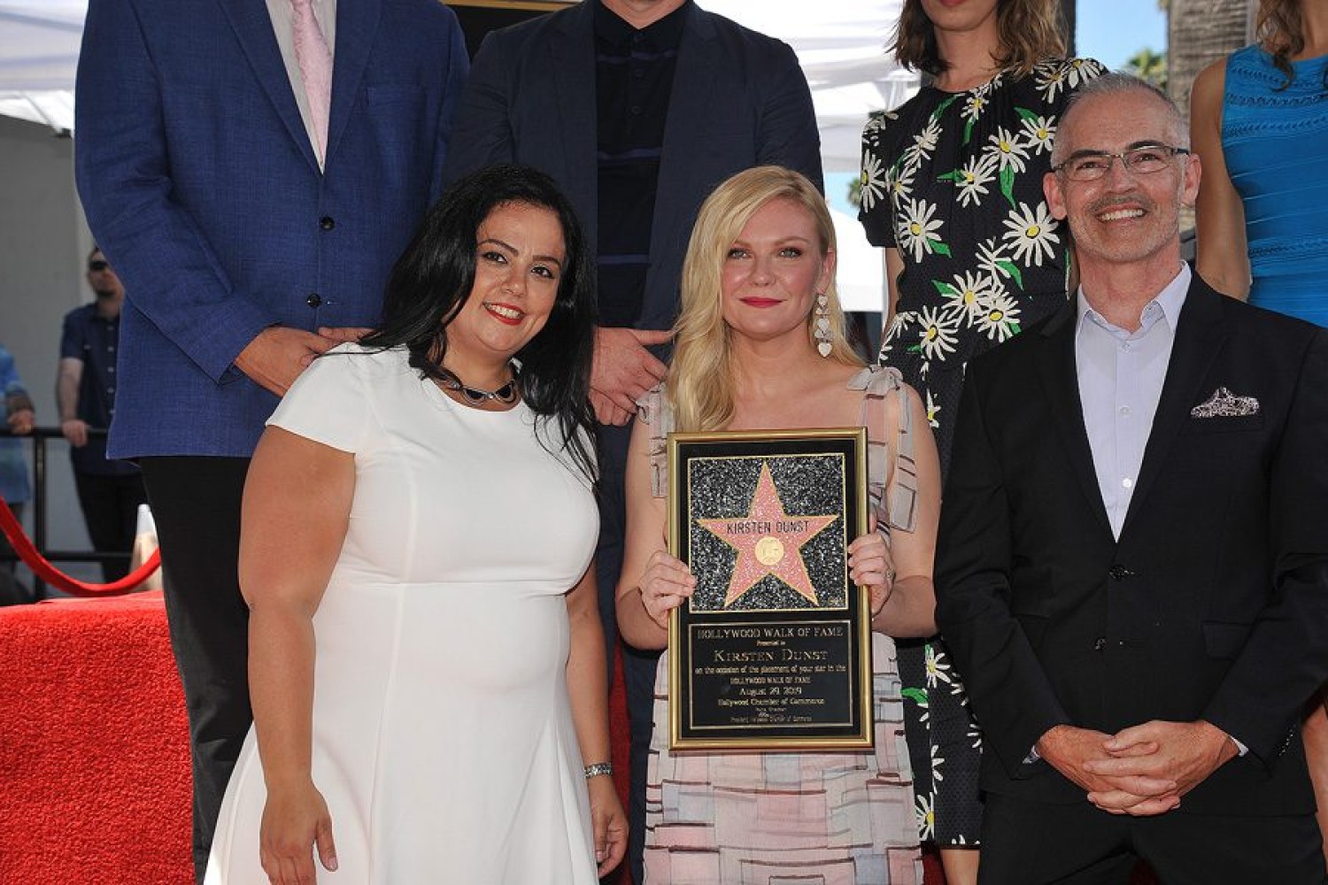 KIRSTIN DUNST is honored with a star on The Hollywood Walk of Fame,Hollywood, California, USA on  August, 29, 2019, BOB FREEMAN