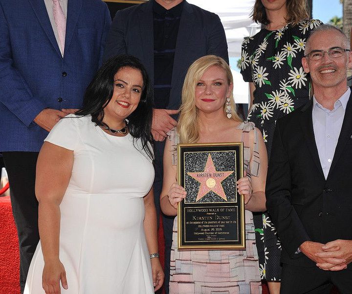 KIRSTIN DUNST is honored with a star on The Hollywood Walk of Fame,Hollywood, California, USA on  August, 29, 2019, BOB FREEMAN